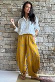 Hush Pillow Cotton Spot On Classic Barrel Pant Mustard
